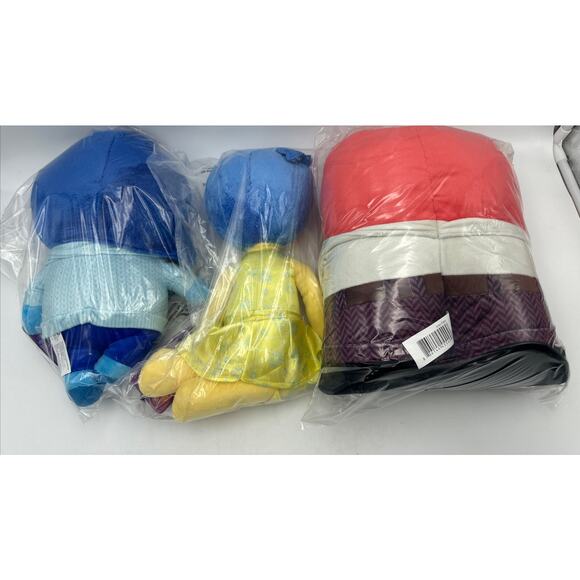 Disney Inside Out 2PLUSH Emotions 2024 NEW Set Of 3 Joy Sadness Anger - Picture 5 of 5